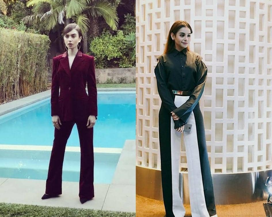 Foto: Instagram Lily Collins & Sahila Hisyam
