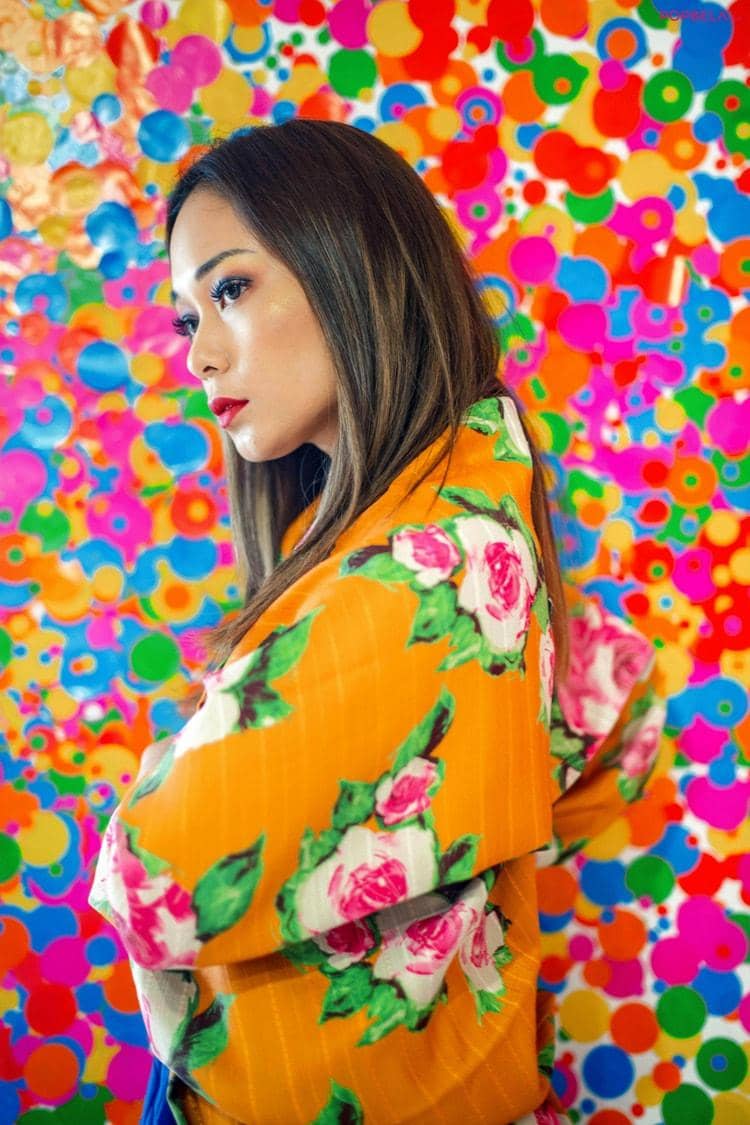 Photographer: Gregorius Gery, Location: Museum Macan - Obliteration Room, Talent: Ayla Dimitri, Fashion Editor: Michael Richards, MUA: Kay Mori