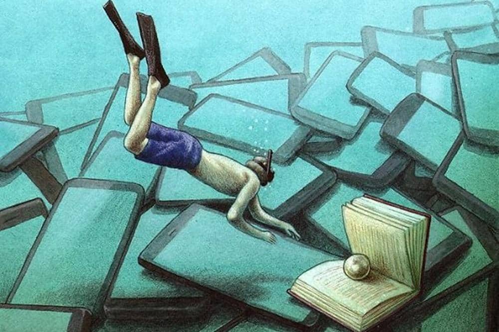10 Ilustrasi Ini Gambarkan Dampak Buruk dari Kecanduan Teknologi