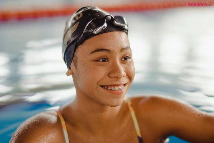 Popbela.com (Photographer: Panji Indra, MUA: Thika Thiranda, Location: Aquatic Pool Gelora Bung Karno)