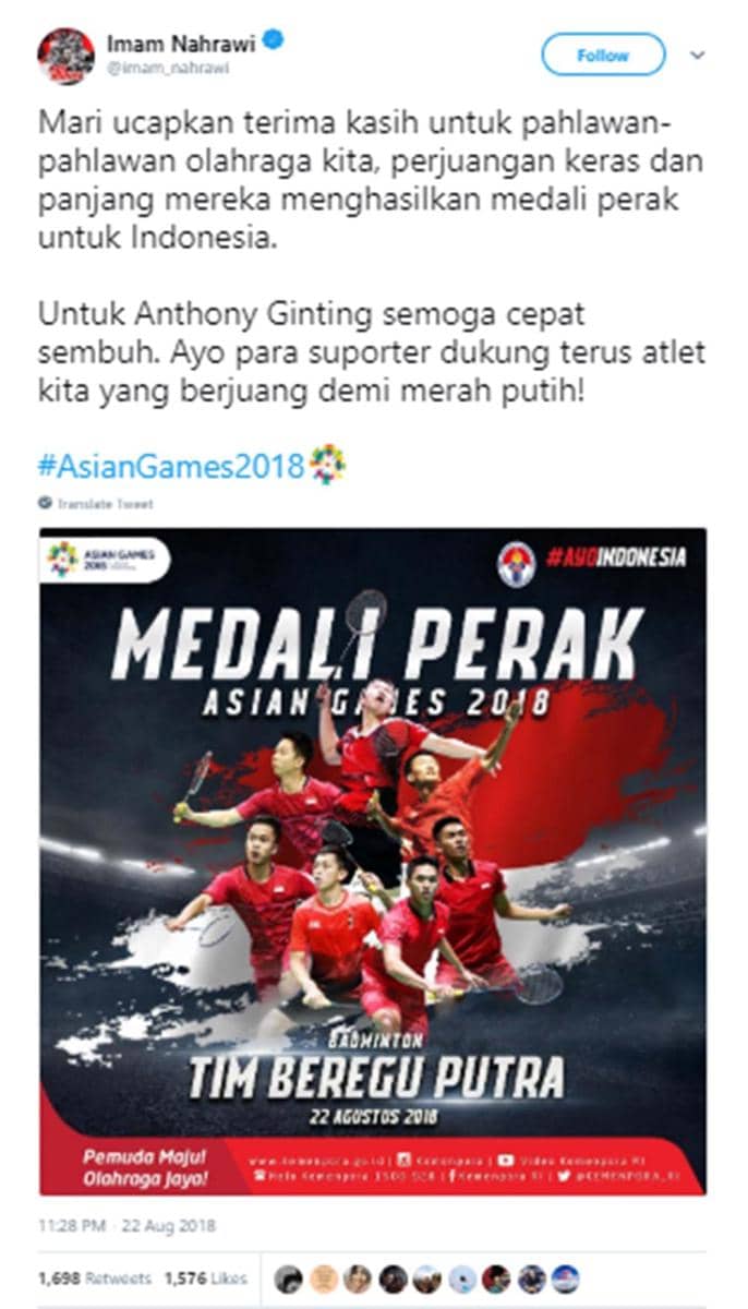 Twitter.com/imam_nahrawi