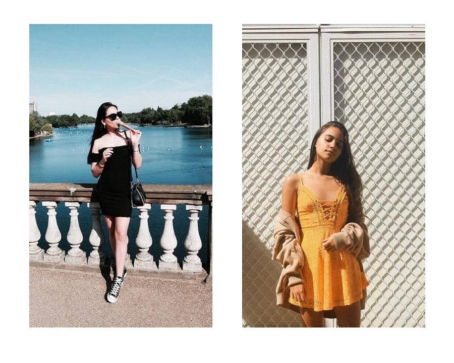 Instagram: @alyssadaguise & @auroraribero