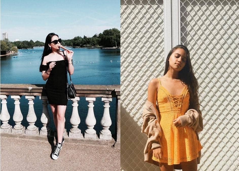 Instagram: @alyssadaguise & @auroraribero