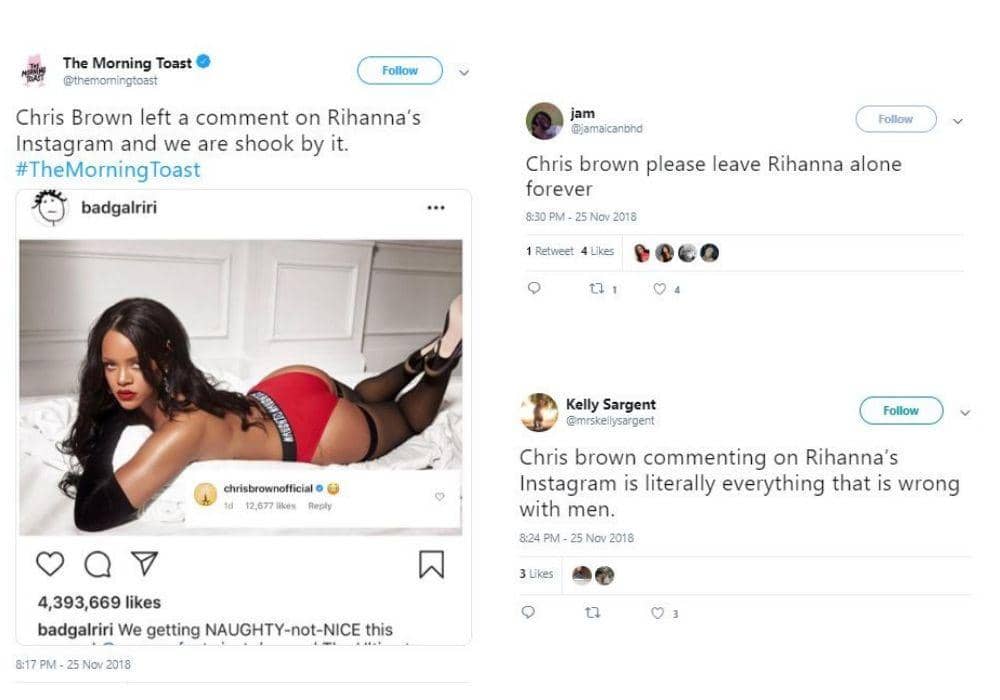 Twitter.com/jamaicanbhd/mrskellysargent/themorningtoast