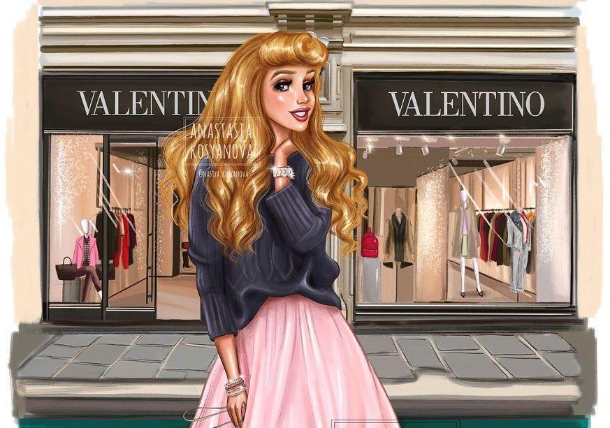 Ditangan Ilustrator 10 Princess Disney Disulap Jadi Sangat Stylish