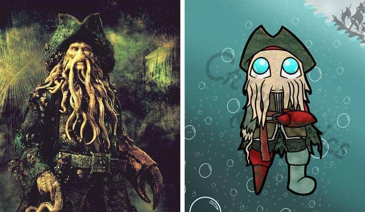 © Pirates of the Caribbean / Disney   © Chibi Magics / facebook