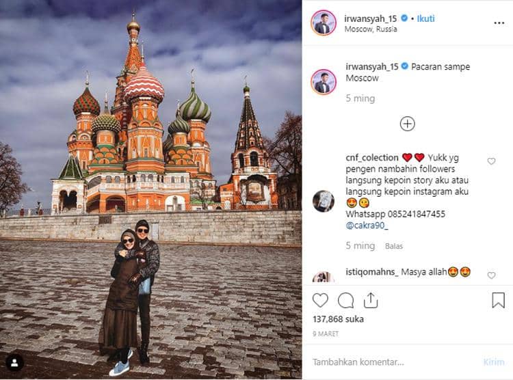 Instagram.com/irwansyah_15