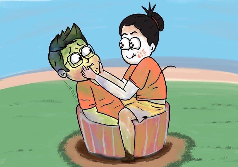15 Ilustrasi Ini Gambarkan Perempuan Melakukan Hal Unik dalam Hubungan