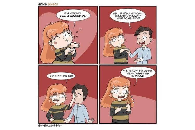 7 Ilustrasi Lucu Perempuan dan Pacarnya, dari Romantis Sampai Jahil