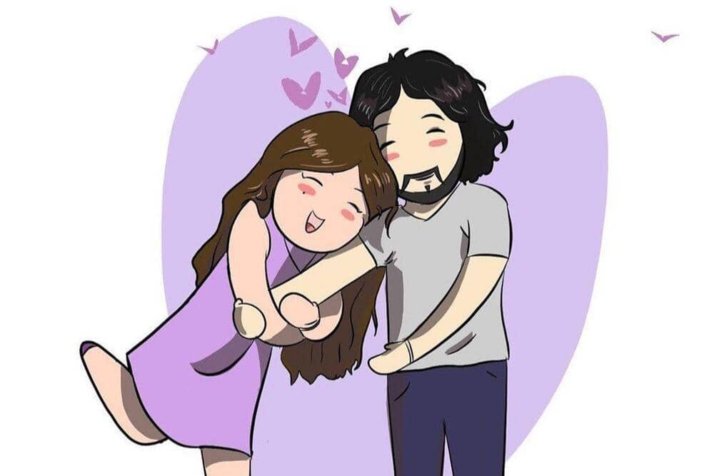 7 Ilustrasi Ini Gambarkan Rasanya Punya Pacar yang Romantis