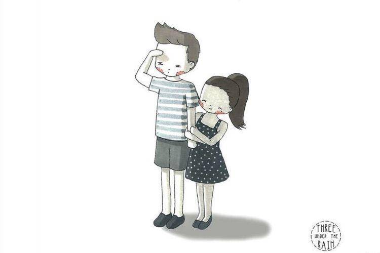 10 Ilustrasi Ini Buktikan Beruntungnya Jadi Perempuan Bertubuh Mungil