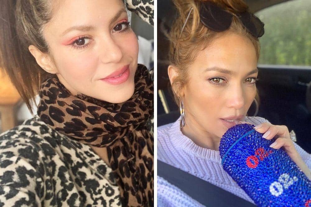 instagram.com/shakira , instagram.com/jlo