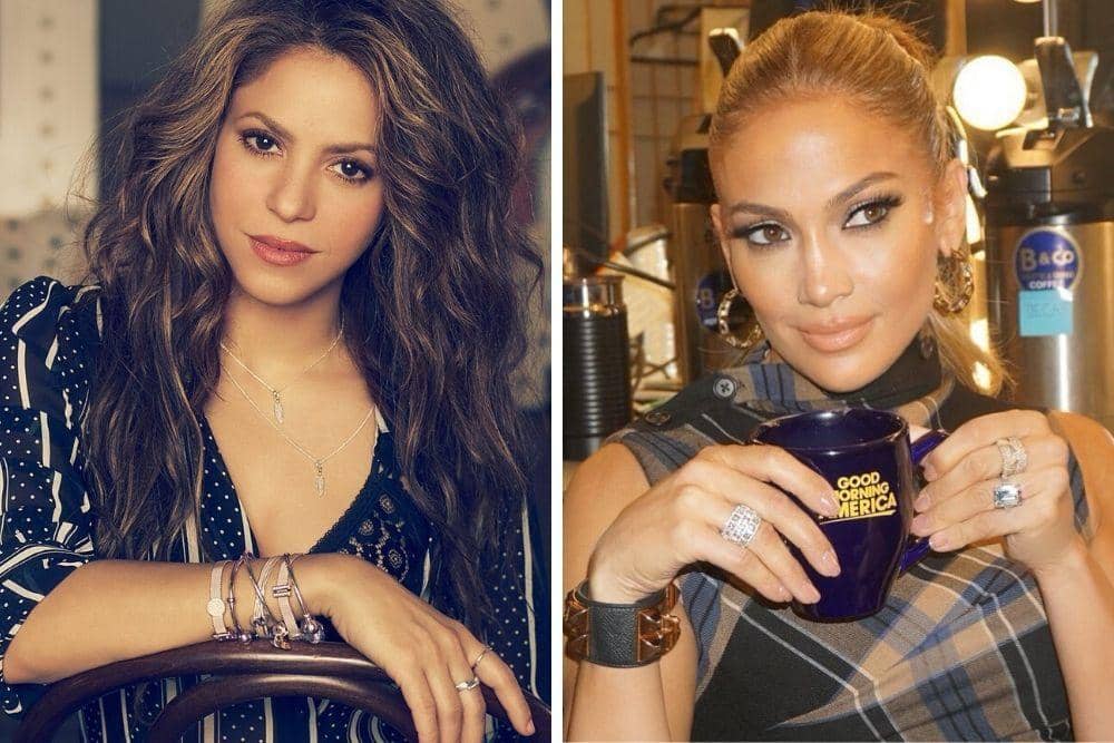 instagram.com/shakira , instagram.com/jlo