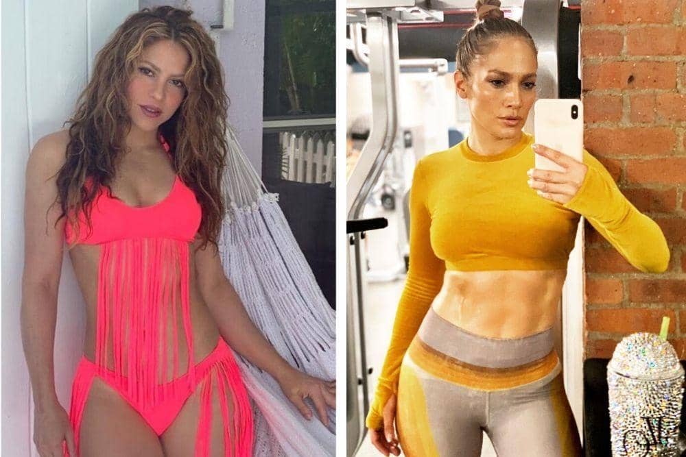 instagram.com/shakira , instagram.com/jlo