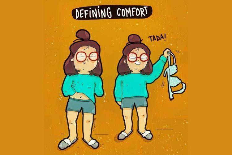 Kocak! 7 Ilustrasi Lucu tentang Problematika Kehidupan Perempuan