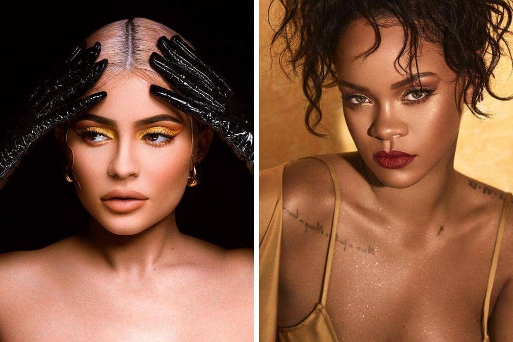 instagram.com/kyliejenner , instagram.com/badgalriri