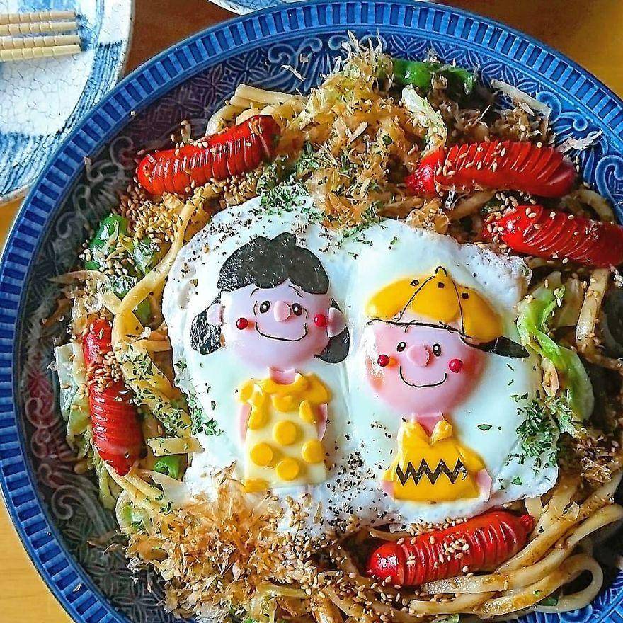 8 Karakter Egg Art yang Terbuat dari Telur Ceplok Ini Menggemaskan!