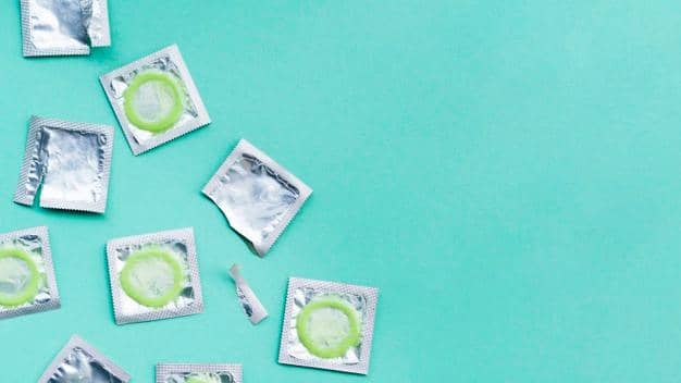 ilustrasi kondom yang disimpan di tempat panas