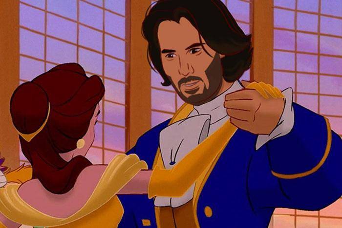 Begini Jadinya Kalau Keanu Reeves Jadi Disney Prince, Cocok Nggak, Ya?