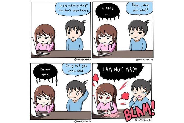 Kocak! 7 Komik Strip Ini Tunjukkan Sabarnya Laki-Laki Hadapi Pasangan