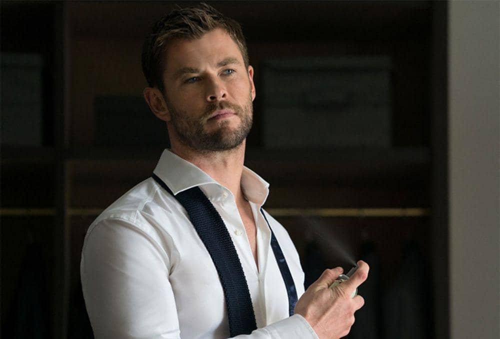 Ilustrasi pria pakai parfum Aigner Black