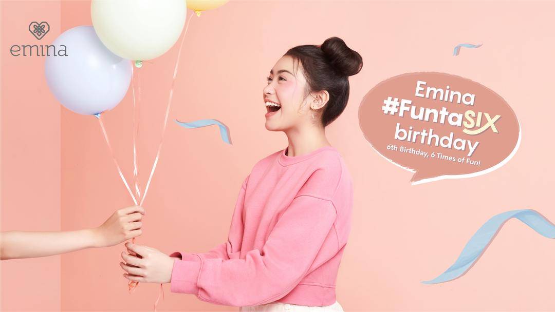 Rayakan Ulang Tahun ke-6, EMINA Kasih Promo Menarik! 