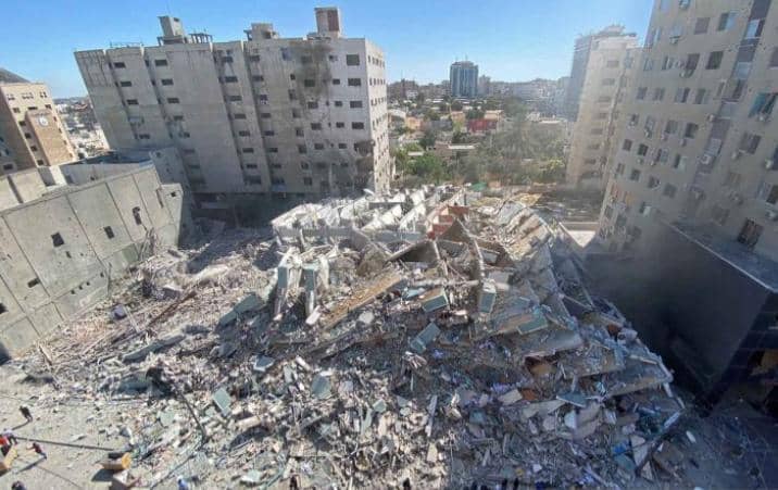 ANTARA FOTO/REUTERS/Mohammed Salem/rwa