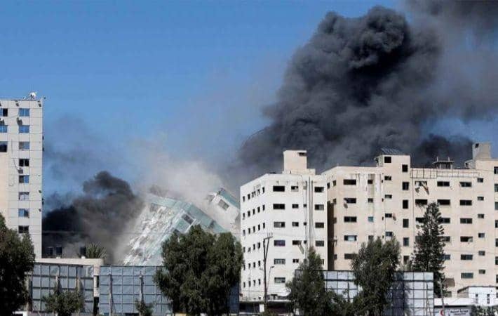 ANTARA FOTO/REUTERS/Mohammed Salem/rwa