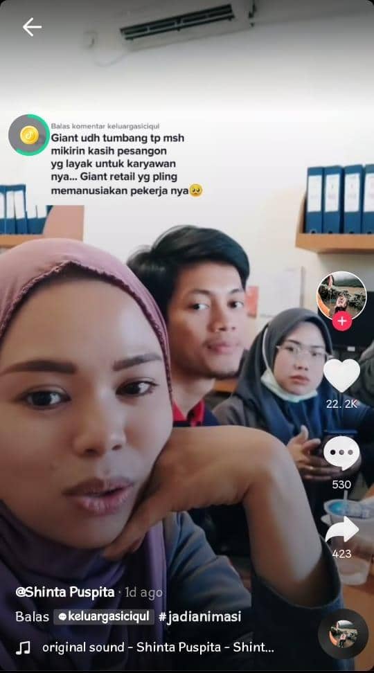 TikTok.com/Shinta Puspita