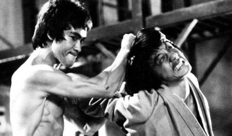 Bruce Lee dan Jackie Chan muda. Dok. Golden Harvest