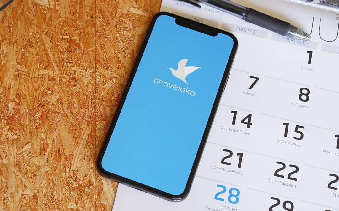 Aplikasi Traveloka. (Shutterstock/Sulastri Sulastri)