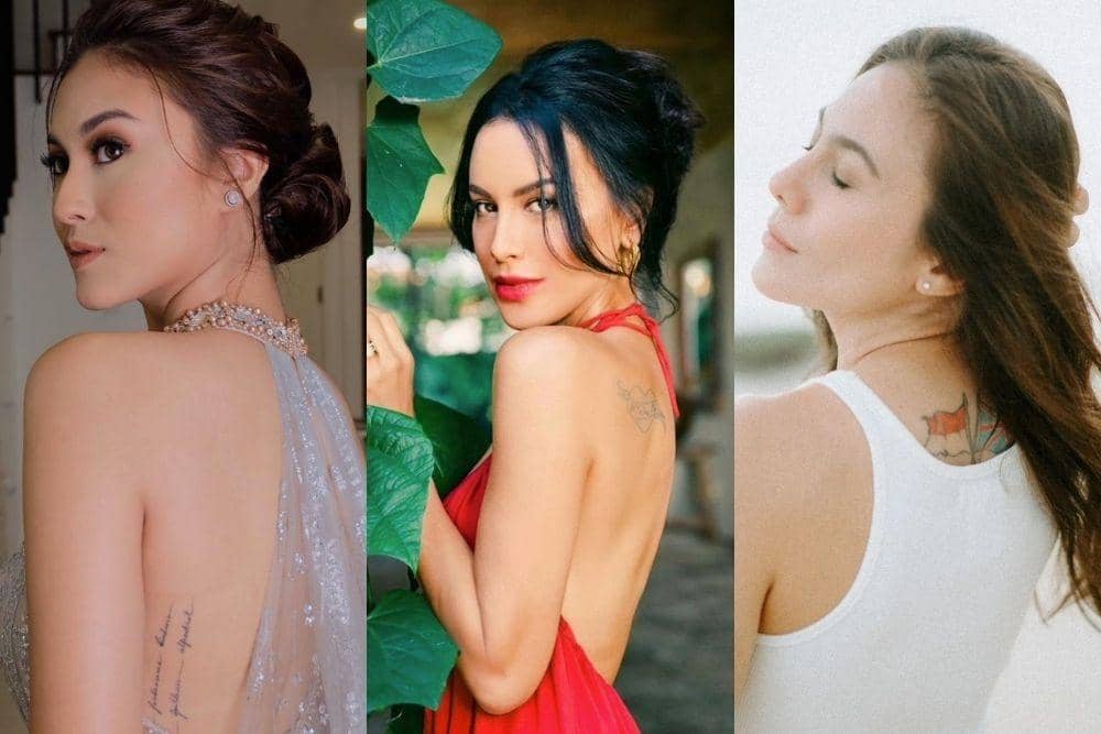 10 Potret Artis yang Makin Seksi Dengan Tato di Punggung