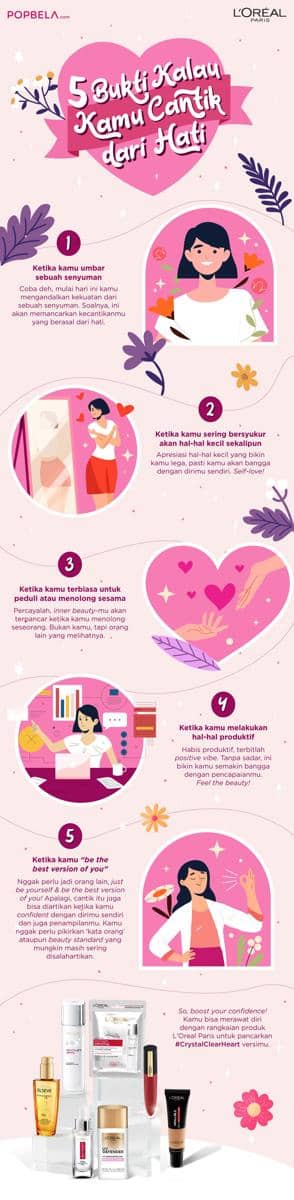 Static Infographic L'Oreal #CrystalClearHeart (Popbela.com/Baskoro Bayu)