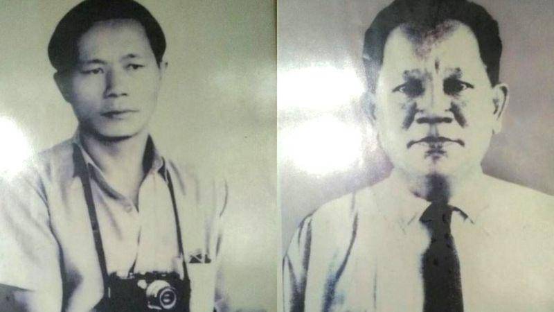 Frans Soemarto Mendur (kiri) dan Alexius Impurung Mendur (kanan) (IPPHOS/Tugu Pers Mendur)
