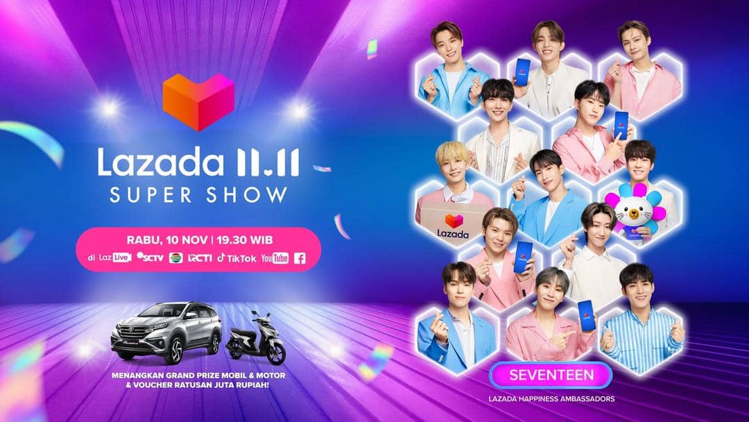 Lazada 11.11 Super Show (twitter/lazadaID)