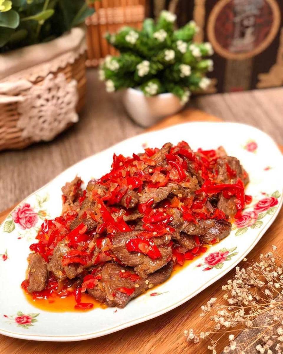 Dendeng Balado (Instagram.com/emmy_gho)