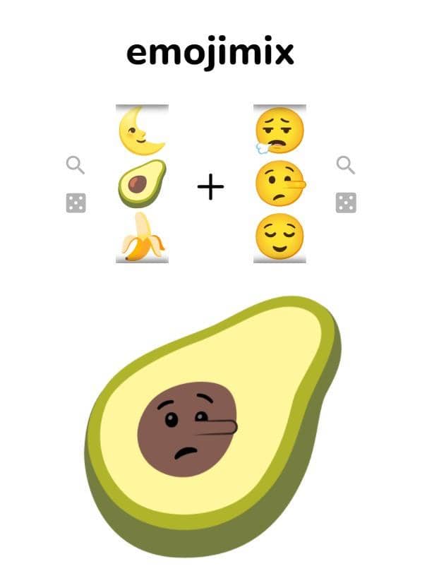 Screenshot emoji mix dari tikolu.net
