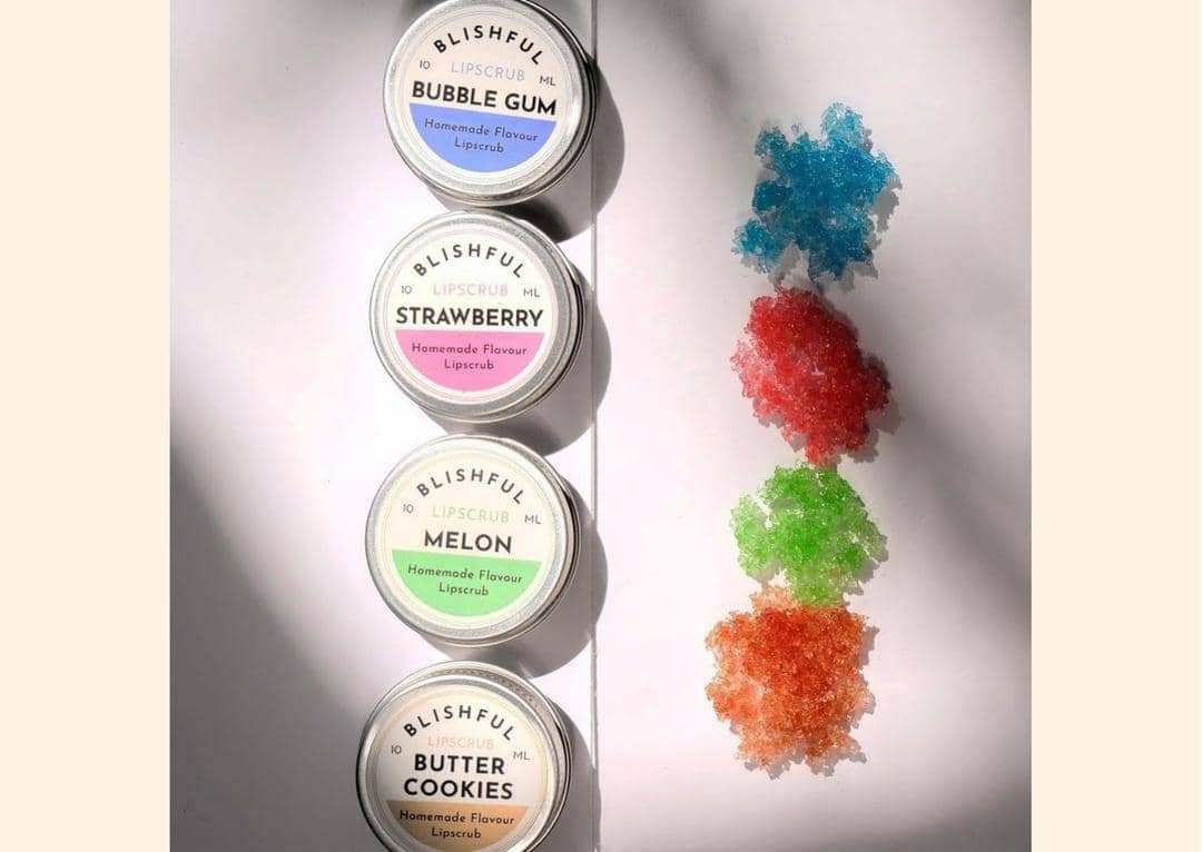 rekomendasi lip scrub lokal/ instagram.com/ blishfulipcare