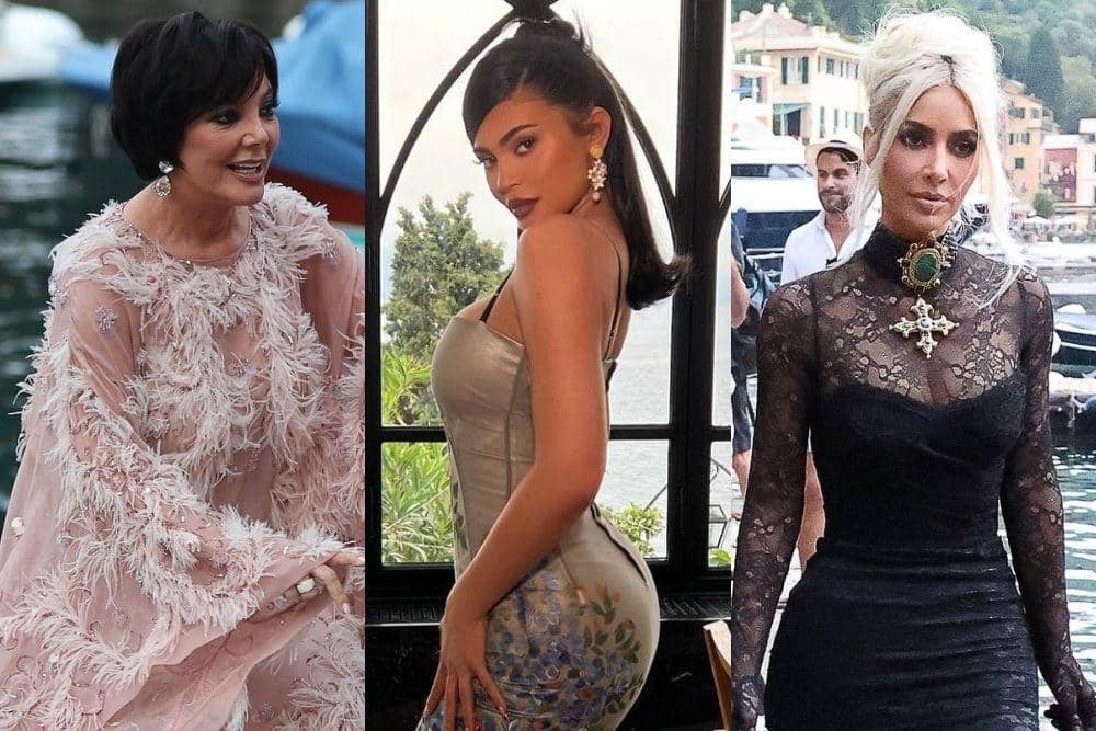Potret Seksi Keluarga Kardashian-Jenner di Pernikahan Kourtney