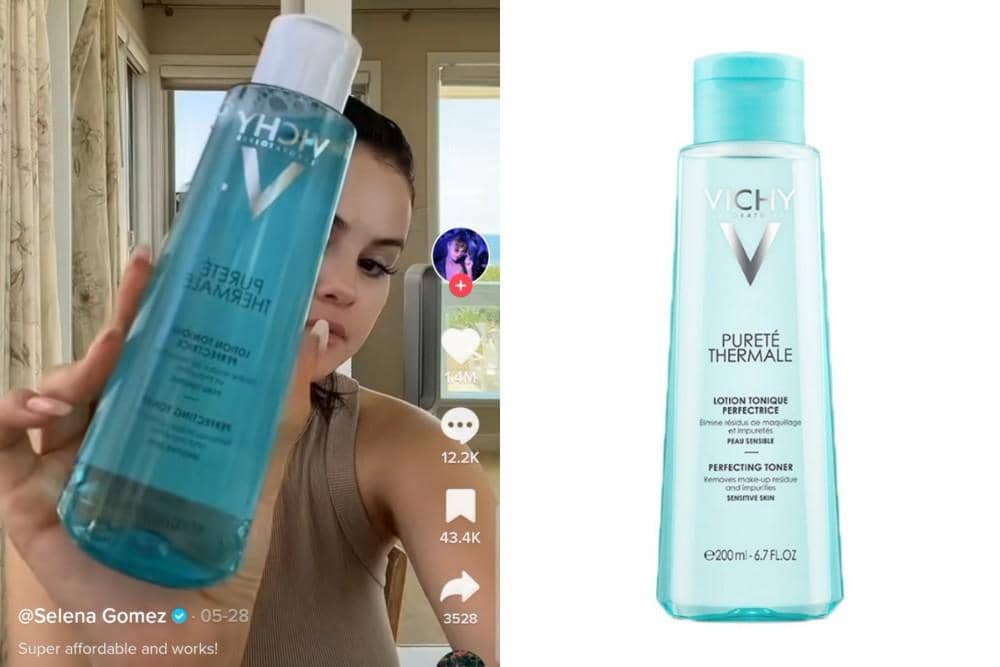 tiktok.com/@selenagomez & vichy.co.uk
