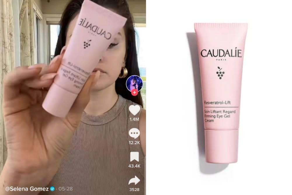 tiktok.com/@selenagomez & en.caudalie.com