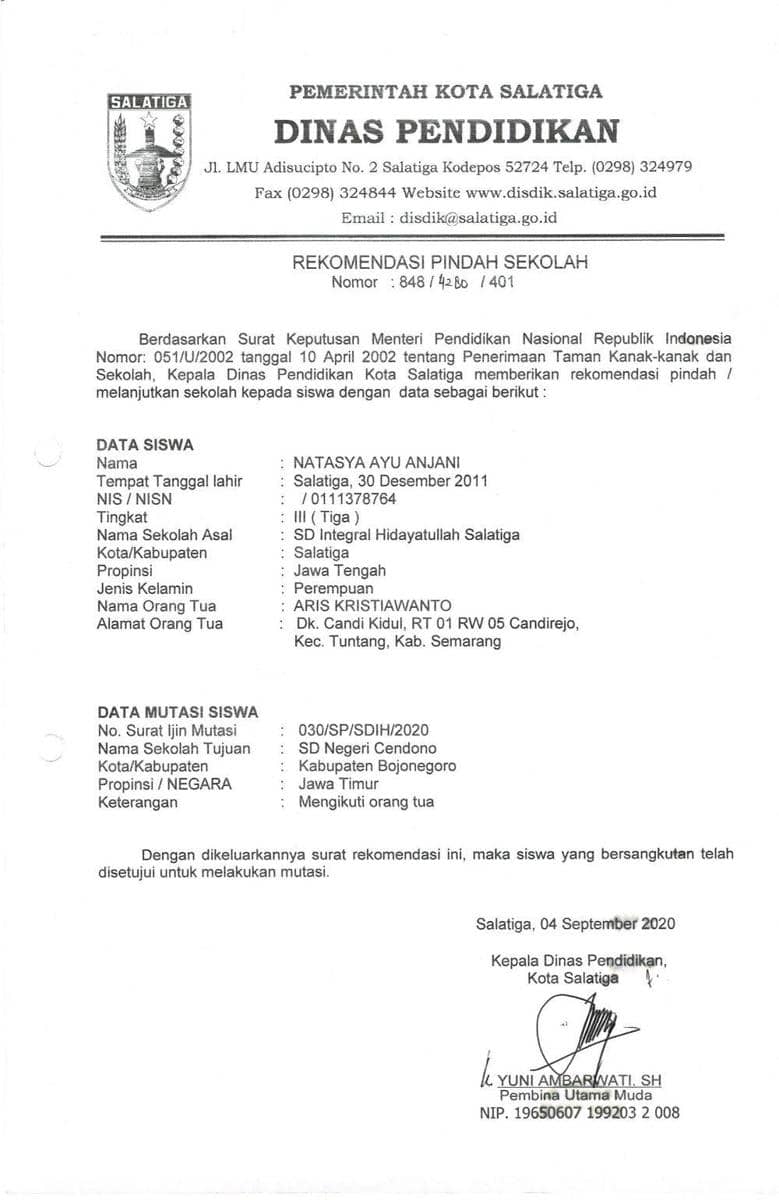 Dok. Disdik Salatiga