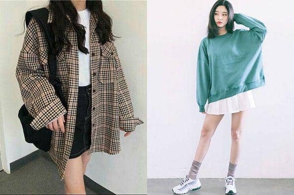 Ilustrasi Oversized Structured Wear