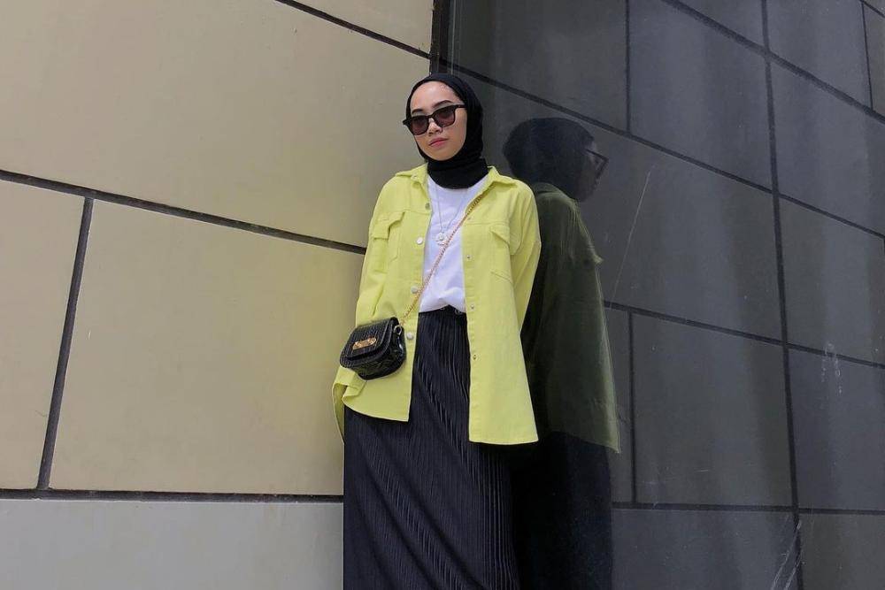 8 OOTD Rok Span Hijab yang Simpel tapi Fashionable