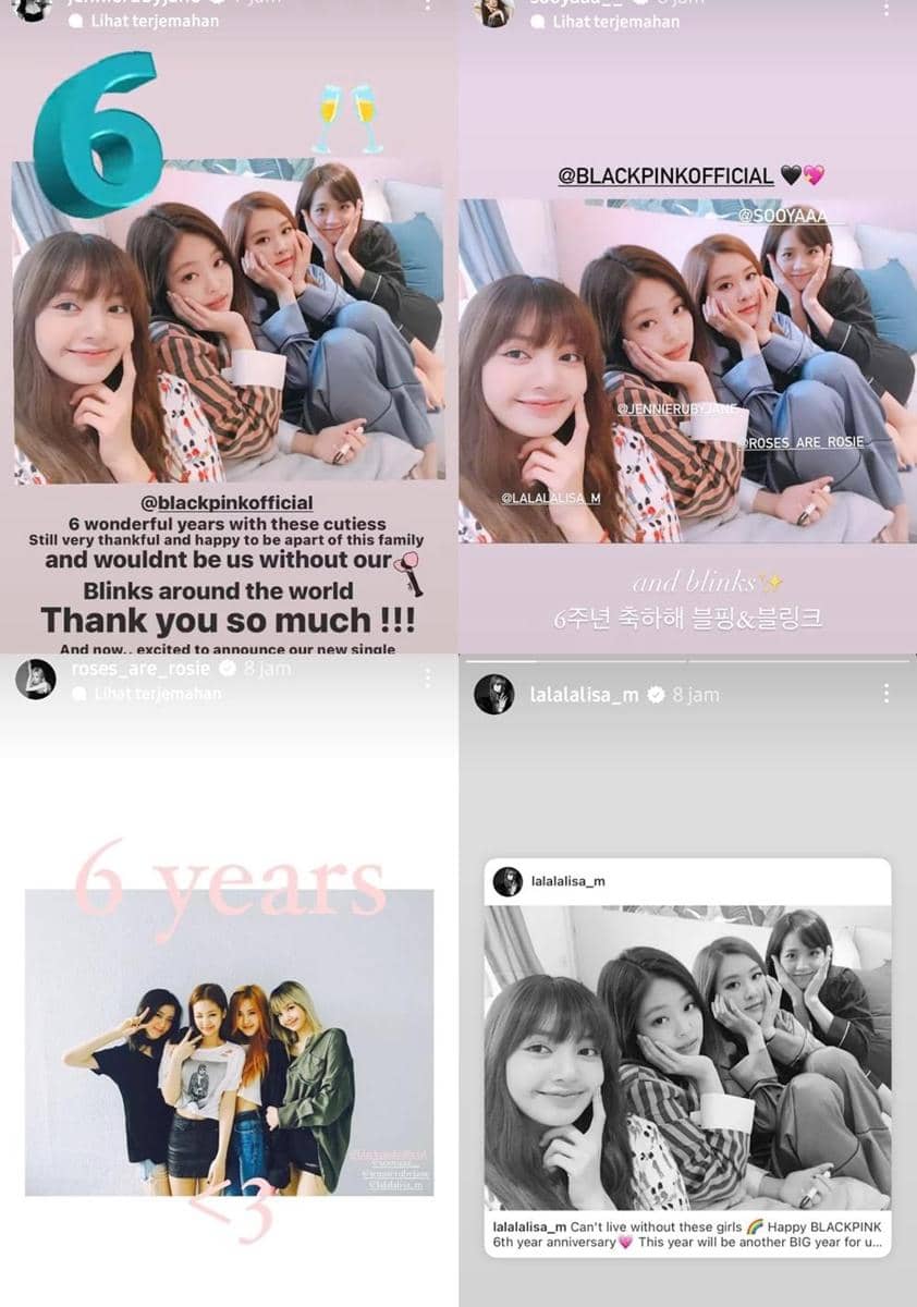 Instagram.com/jennierubyjane, Instagram.com/sooyaaa__, Instagram.com/roses_are_rosie, Instagram.com/lalalisa_m