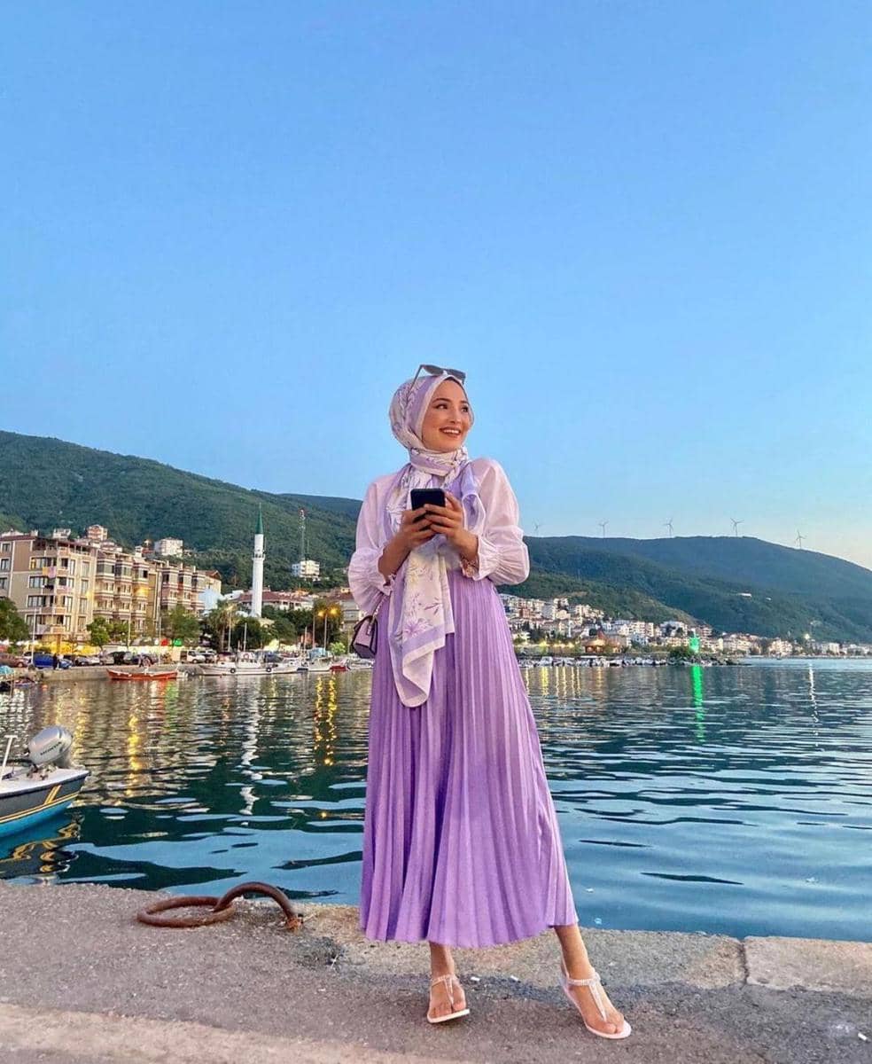 dusty ungu cocok dengan warna apa