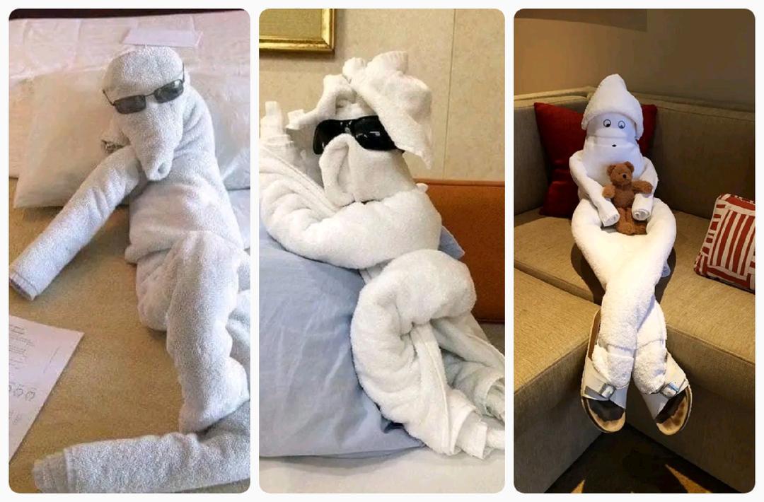 Kocak, Ini 11 Kreasi Handuk Hotel yang Menggemaskan!