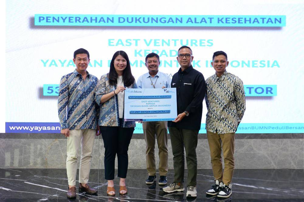 East Ventures Donasikan 53 Oxygen Concentrator ke Yayasan BUMN