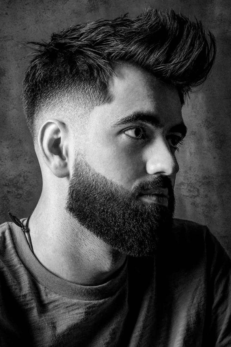 Faux Hawk untuk wajah kotak