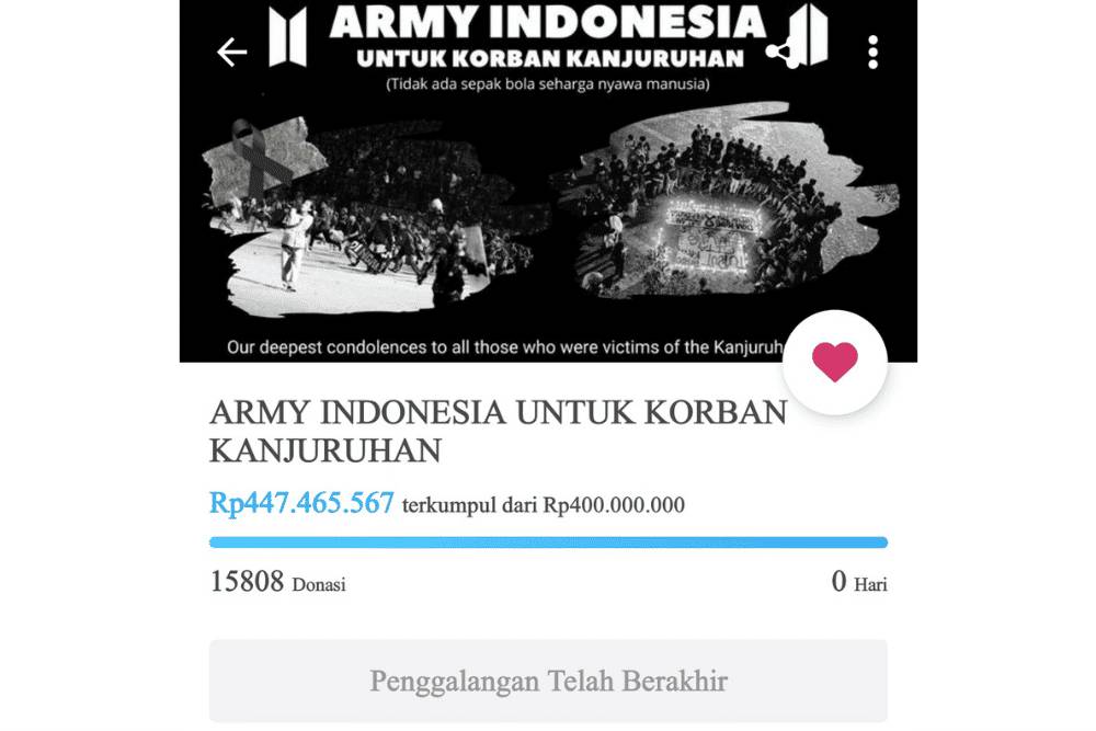 Kitabisa.com/BTS ARMY PROJECT LOMBOK